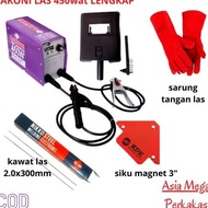 Lakoni Mesin Las Listrik 450 Watt PAKET LENGKAP