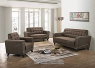 High Class Velvet Sofa 1 Seater 2 Seater 3 Seater 1+2+3 Seater Sofa Baldu Brown