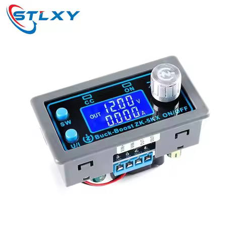 ZK-5KX DC DC Buck Boost Converter CC CV 0.6-36V 5A 5V 6V 12V 24V 80W Power Module Adjustable Regulat