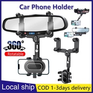 Universal Car Phone Holder In-Car Rear View Mirror Mount GPS Phone Holder Car Rearview Mirror Phone 
