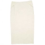 N°23 Numero Ventuno 24SS 5A GONNA TESSUTO 高密度棉質斜紋鉛筆裙，尺寸 24S-C021-0126，36 碼，米白色，原價：¥75,900，緊身二手褲，[近全新