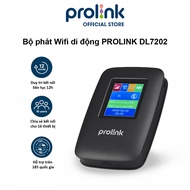 Bộ phát Wifi di động PROLiNK DL7202 dùng SIM 4G LTE 150Mbps pin 3100mAH lên tới 12h TFT 1.44" hỗ trợ