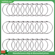 [in stock]2 Inch 50 Pack Binder Rings  Plated Steel Binder Rings Keychain Key Rings, Metal Rings