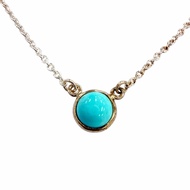 全新未使用 ☆ TIFFANY&Co. Tiffany Elsa Peretti 顏色 by the Yard 吊墜 AG925 綠松石稀有項鍊 銀藍色 重量 1.8克 女士