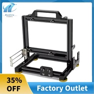 DIY Gamers Cabinet ITX PC Case Open Frame Aluminum ITX Tower Desktop Gaming Computer Chassis Rack