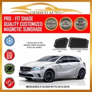 Mercedes A Class W176 2012 - 2018 ( 4 / 5pcs) Car Magnetic Sunshade / Rear Windscreen Sunshade / Boo