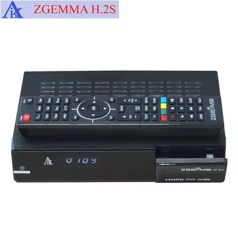 ZGEMMA H.2S Twin DVB-S/S2 enigma2 Linux OS fastest running Satellite tv receiver support iptv