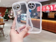 VIVO Y03 New 2024  Case gelombang CLEAR 3D DACC