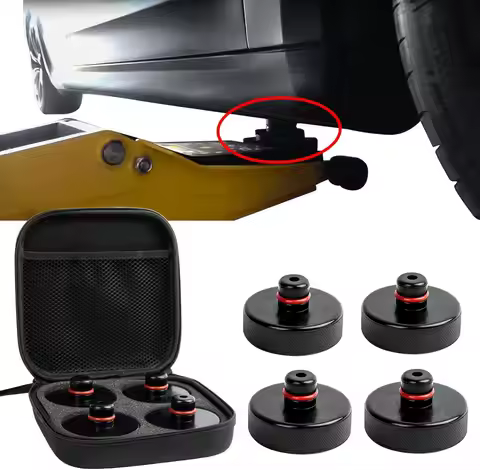 4Pcs Rubber Floor Lifting Jack Pad Axle Stand Adapter Tool Chassis for Tesla Model 3 S X Y Car Tire 