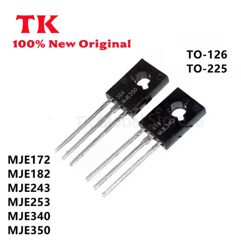 TK 20pcs MJE340 MJE350 MJE253 MJE243 MJE172 MJE182 G TO-126 TO-225 IC 100% Quality, In Stock