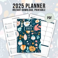2025 Planner Undated Monthly & Weekly Planner, Manifestation Planner, Vision Board,Printable Planner