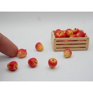 แอปเปิ้ลกาล่าจิ๋ว (ราคา/ชิ้น) แอปเปิ้ลจิ๋ว แอปเปิ้ลดินปั้น แอปเปิ้ล ผลไม้จิ๋ว ผักจิ๋ว ของจิ๋ว Red Apple