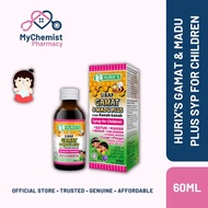 Hurix's Gamat & Madu Plus Syrup for Children 60ml (Ubat Batuk , Demam , Selsema Kanak Kanak)