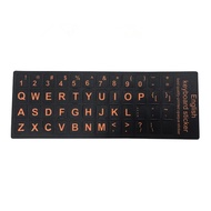 【Customizable】 English Keyboard Letter Alphabet Layout Sticker For Lap Desk Pc English Keyboard Repl