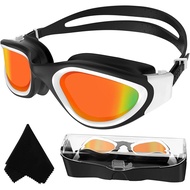 WIN.MAX Polarized Anti-fog Anti-UV Waterproof Clear View Goggles ปรับจมูกนุ่มผู้ชายและผู้หญิงแว่นตาว