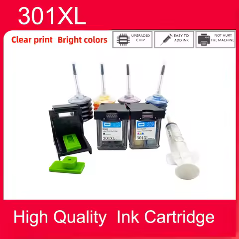 einkshop For HP 301 301XL Ink Cartridge for HP Deskjet 3050 3054 3060 2540 2541 2542 2543 2544 Envy 