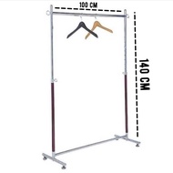 GANTUNGAN 1 Meter Clothes Goal Square / Round Cross / Square Cross Clothes Hanger / 1 M Square Cloth