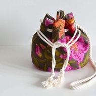 限量 Casablanca 2way 單肩航海包卡其x粉紅