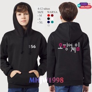 Hoodie Sweater Squid Game Kids Squid Game Kids Squid Game Kids 456 Squid Game Kids Squid Game Boys S