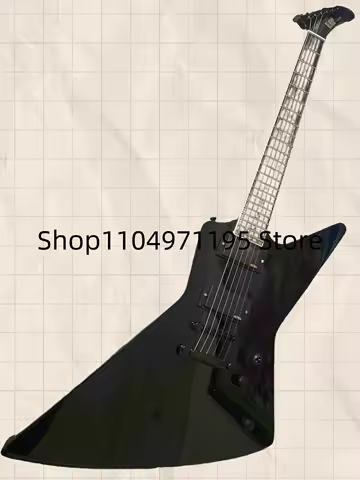 aA-N 25-35 days Delivey)Black 6 Strings Custom ESP Explorer -250 II Electric Guitar James Hetfield E