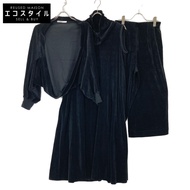 Plain People黑色純棉柔軟運動三件組3件