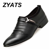 Good Things Men's Business Leather Shoes Breathable High-quality Men's Fashion Formal Shoes Large Size 38-48 Black