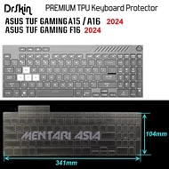 Keyboard Protector ASUS TUF Gaming A15 A16 F16 2024 - DrSkin Premium TPU