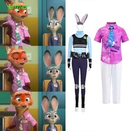 ELMER Zoo-topia Cosplay Costume Set - Includes Shirt, Pants, Hairband | Adult & Child-Friendly