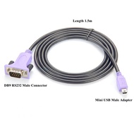 mini usb to db9 serial cable with ftdi Chip usb to rs232 driver convertor Mini USB to RS232 Serial A