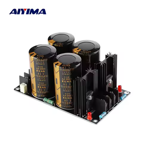 AIYIMA 120A Rectifier Filter Power Supply 63V 15000UF For Speaker Amplifier Schottky Filter Board 4 