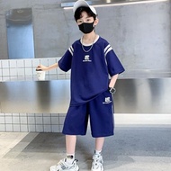 short sleeve clothes set with shorts for boys 18-50kg "L.E".Colors are easy to coordinate and wear.