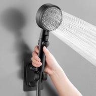 JCM Black Premium Shower Head 5 Water Modes Shower Head Handheld Shower Bathroom Shower