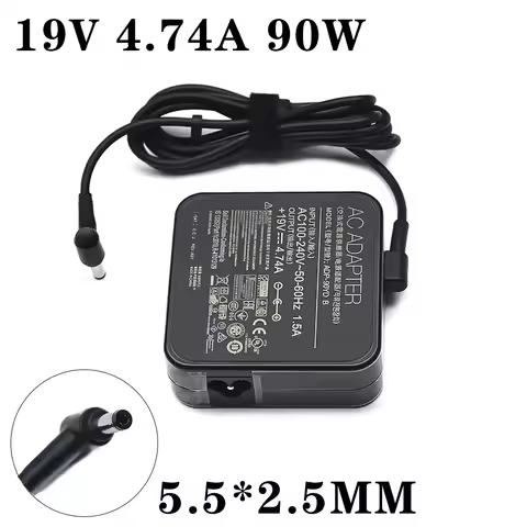 19V 4.74A 90W 5.5*2.5mm Laptop Adapter Charger ADP-90YD For ASUS Toshiba/Lenovo A53S A8J q550l k55a 