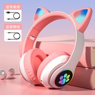 STN-28 Headphones LED Cat Ear M2 Car Ear Wireless Bluetooth Headphones Outdoor Portable