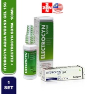 Hydrocyn Aqua Wound Gel 15g + Electrocyn Wound Care Spray Solution 100ml