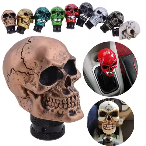 Automatic Gear Shift Knob Skull Personalized Modification sport Lever Gear Stick Universal Manual He