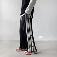 tracksuit man seluar tracksuit lelaki elgini tracksuit Ins Street Wear Side-Breasted Wide-Leg Pants 
