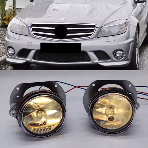 For Mercedes Benz W204 W216 R230 W164 W251 C300 C350 W164 ML320 SL63 AMG R350 headlights Fog Lamp Fr