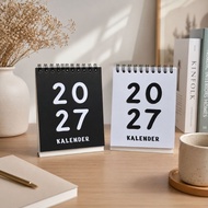 Mini Desk Calendar 2027 Mini Calendar 2027 Simple Calendar 2027