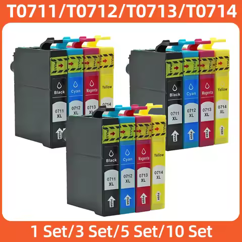 T0711 T0712 T0713 T0714 XL ink cartridge for Epson Stylus SX100 SX105 DX6050 DX7400 DX7450 DX8400 DX