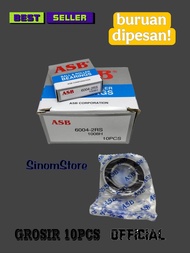 (grosir 10pcs) lakher murah bearing asb 6004-2r  lakher asb 6004-2rs  bantalan roda asb 6004-2rs lak