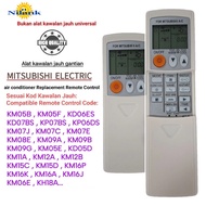 NiLANK รีโมทแอร์ Mitsubishi ใช้แทนรุ่นเดิม (หรือ รุ่นอื่นๆ) KM05B KM05F KD06ES KD07BS KP07BS KP06DS 