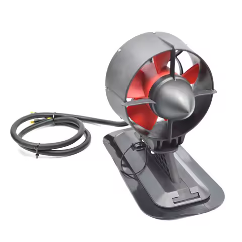 12-24V 1280W Underwater Thruster, 23.1lbs/25.4lbs Thrust Brushless Motor With Base and Connect,For U