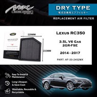 Lexus RC350 3.5L V6 Gas 2GR-FSE 2014-2017 33-2452MX Max Racing Exhaust Performance Drop-in Dry Type 