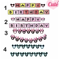 <Pardeco SG> Happy birthday characters flag