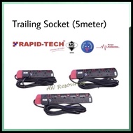 Trailing Socket / Extension Socket 3 Gang / 4 Gang / 5 Gang (5 Meter)