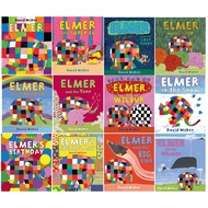 Elmer 12 Picture Book Set (12 Volumes Combined)/Elephant Emma 12 Combined Sale/David McKee eslite