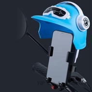 Universal Bicycle Motorcycle Waterproof Phone Holder Stand With Sunshade Helmets Sunshade Motorcycle Mobile Phone Holder
