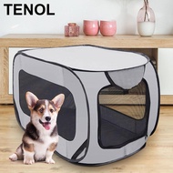 [TENOL] Portable Pet Dog Playpen, Foldable Dog Crate,Pet Travel Crate Cat Kennel for