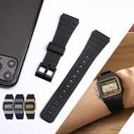 For Casio F91W W800H SGW400 F91W F84 F105/108 A158/168 AE1200 Silicone Strap Waterproof Replace Stai